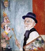 James Ensor My Portrait with Masks oil